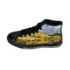 A pair of shoes with a picture on them.