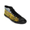 A pair of shoes with a picture on them.